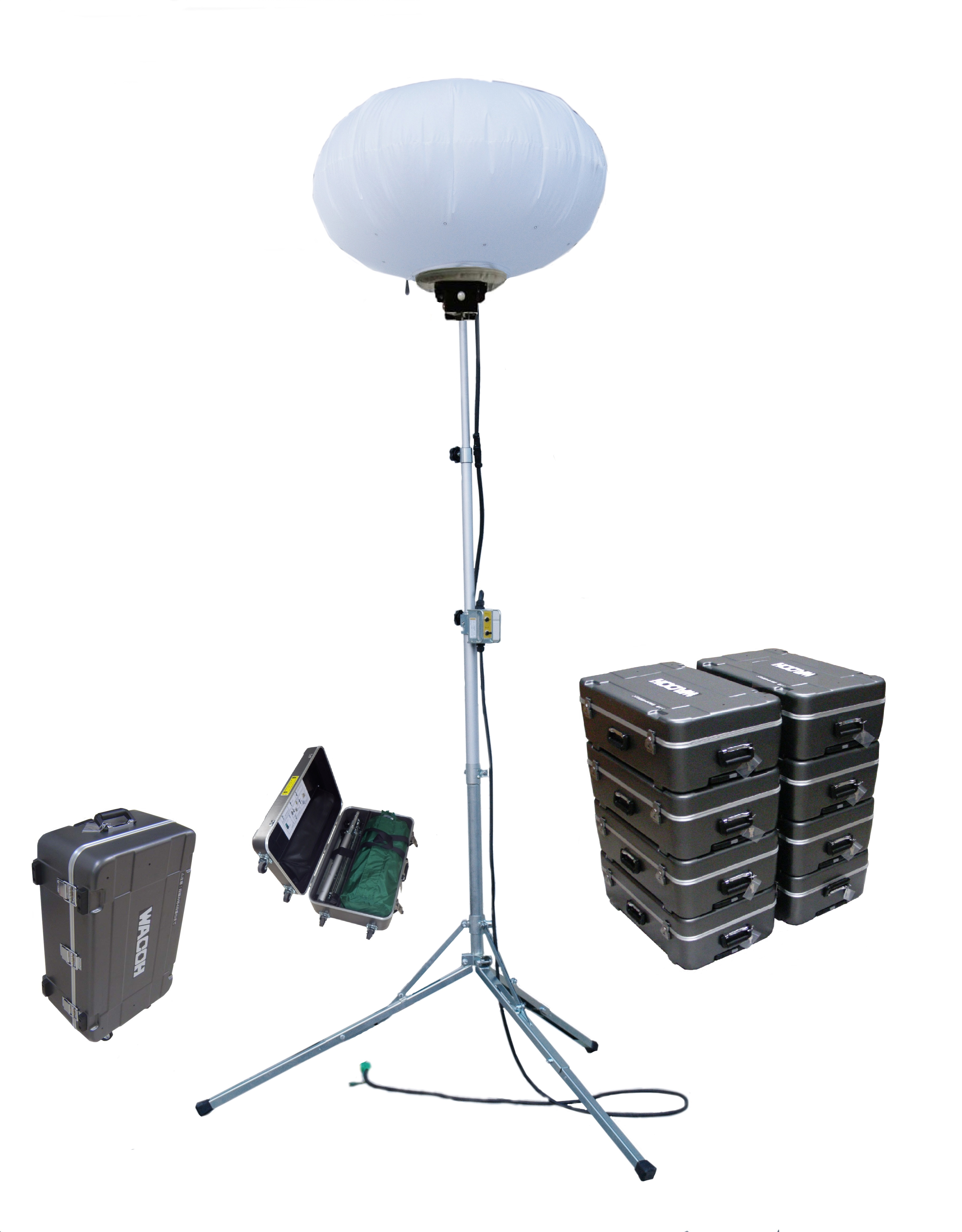 和光機械工業 LED300Wバルーン照明機(ハードケース入) WL301SLBAKS-2 - 4